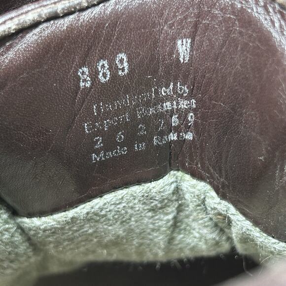 LL Bean EUC Cresta Gore Tex Vibram Romania Brown Leather Hiking Boots Mens 9.5 W - Picture 8 of 11